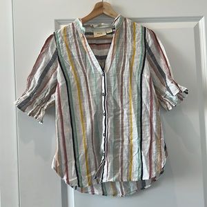 Anthropologie button down shirt